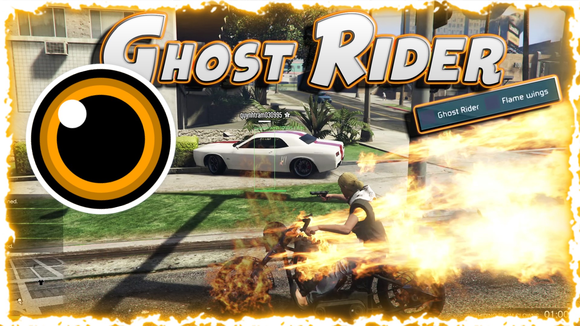 Ghost Rider Bike Script & Flames Wings Script for Yim With Many Features Added into it