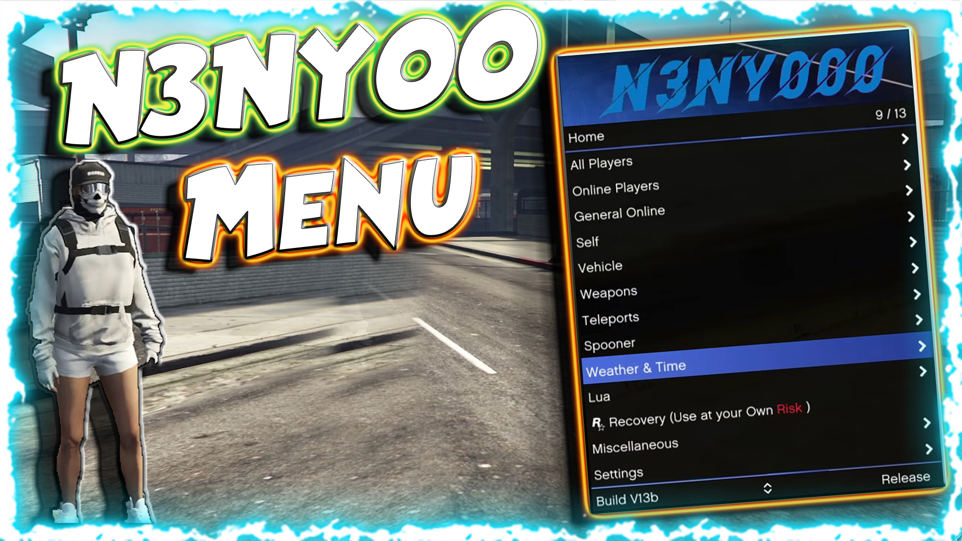 N3NYOO Mod Menu for Enhanced for GTA V