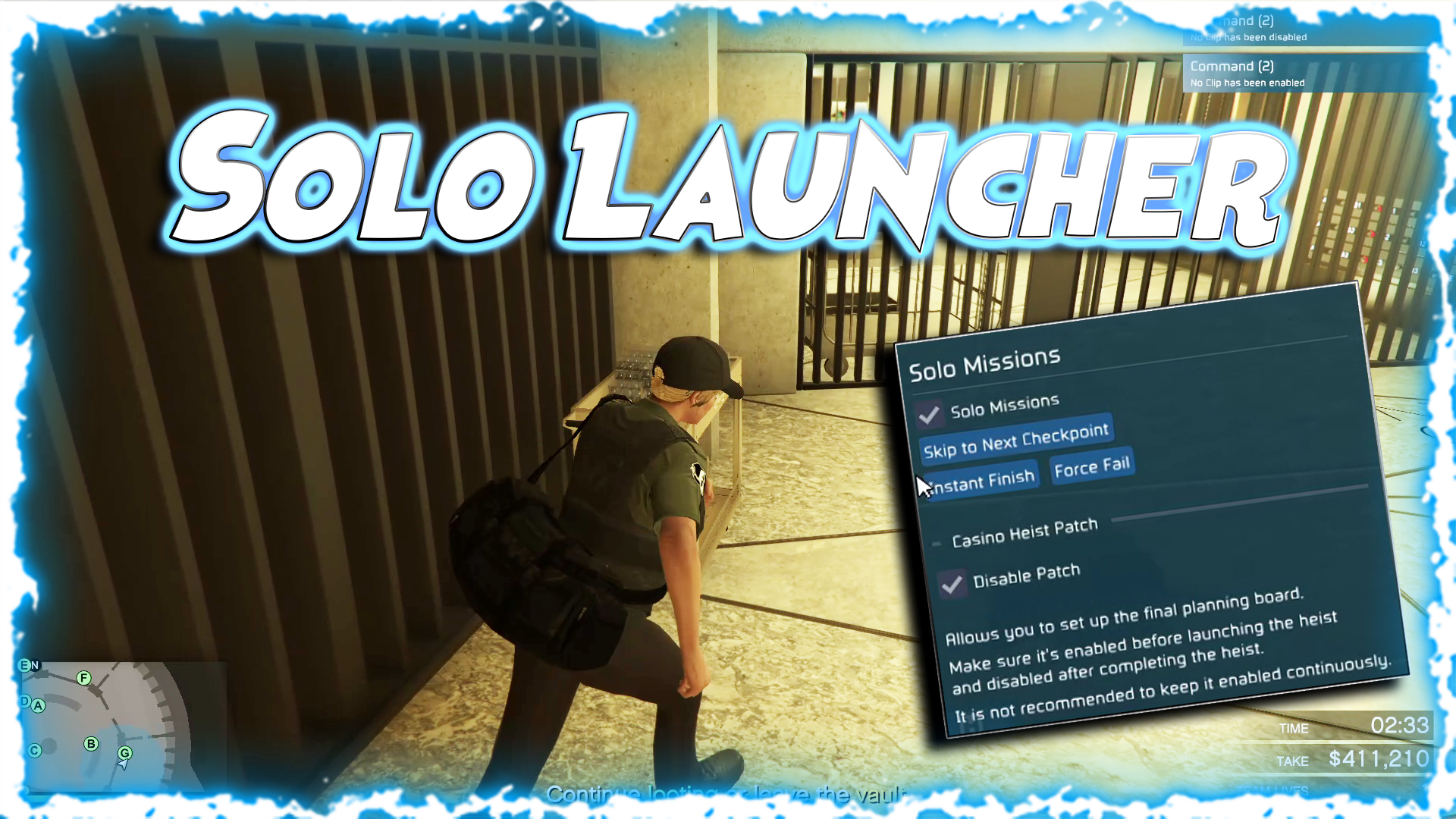 GTA V Solo Missions & Casino Heist Patch Script