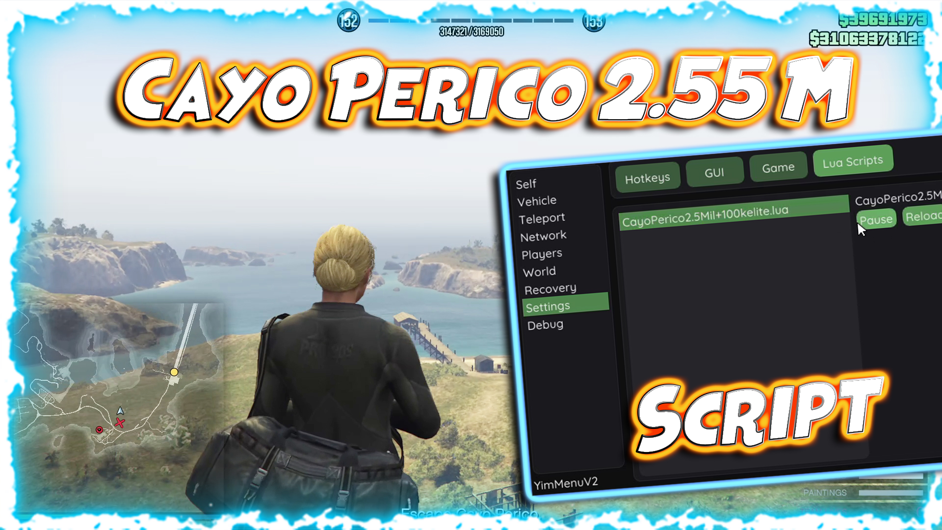 Cayo Perico 2.55 Million Script for Yim Menu