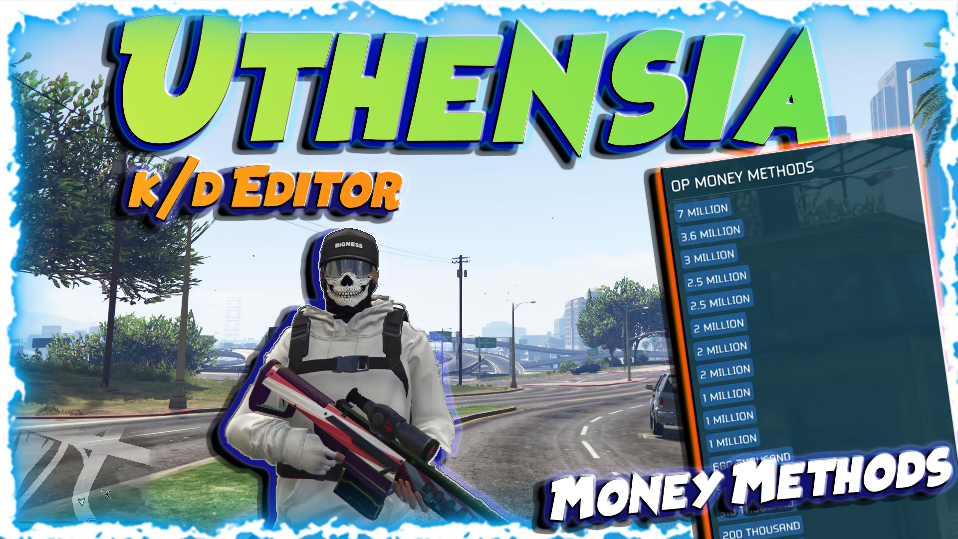 Uthensia Script – Money Methods, K/D Editors, Rank Editors for Yim Menu Legacy Version of GTA 5 1.71 DLC