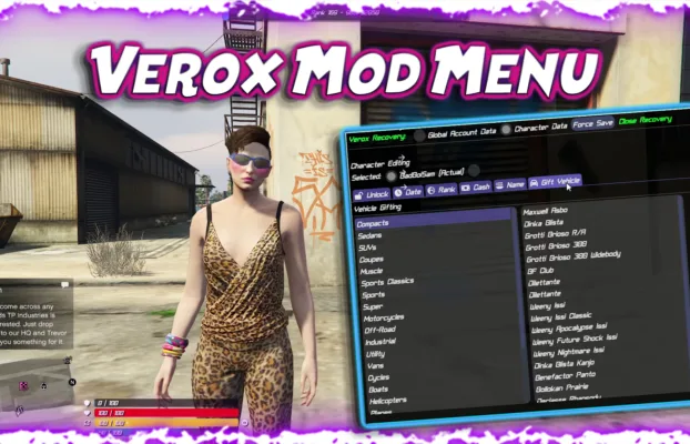 Verox Mod Menu for GTA 5 Enhanced