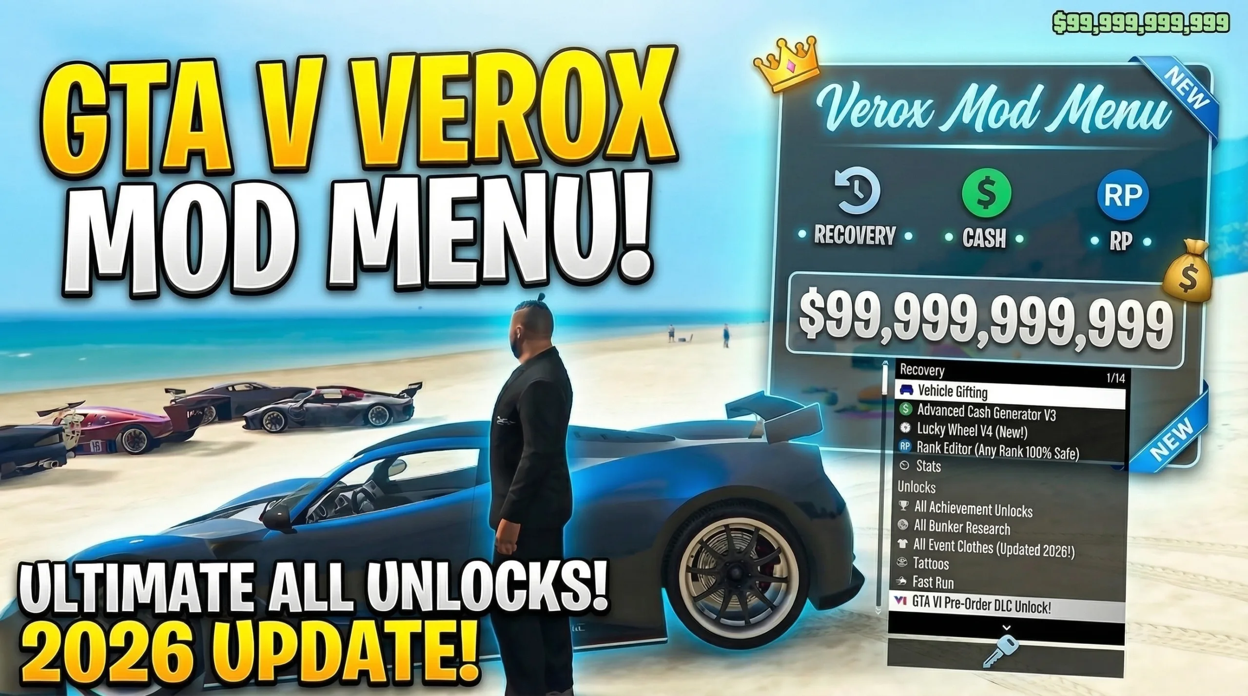 Verox Mod Menu 0.0.4 for GTA 5 Enhanced